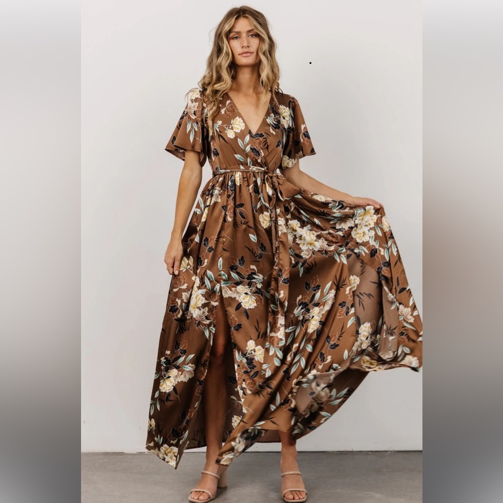 EUC—worn for a few hours Baltic Born Sicily Stain Wrap Maxi